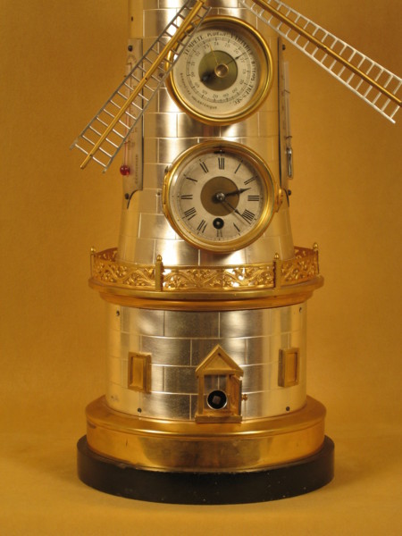 Automaton windmill clock Guilmet