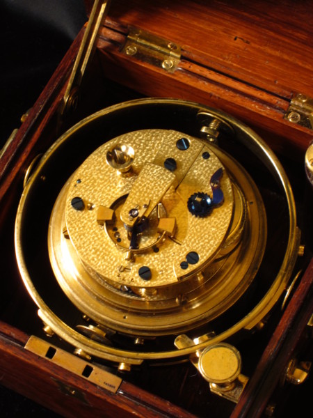 2 day rosewood ships chronometer by Charles Frodsham