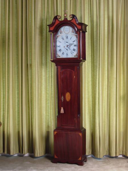 Scottish 8 day longcase clock by Campbell, c1790
