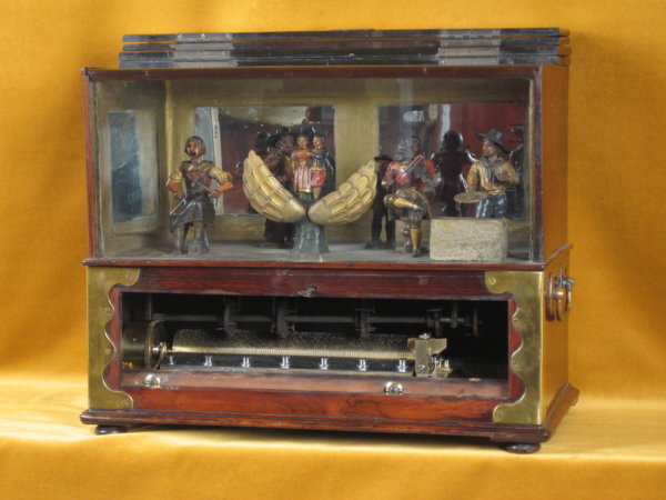 Music box with automata.