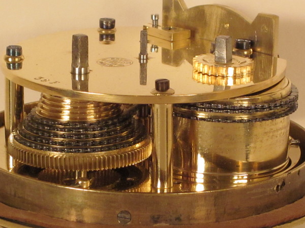 Double ship's wheel Bollard novelty/mystery clock