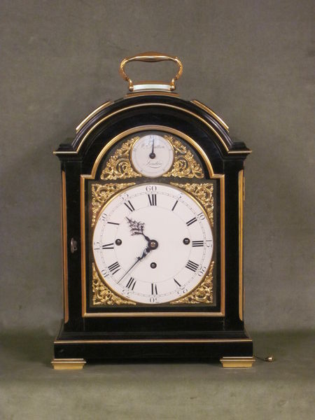 Three train quarter chiming table clock 
