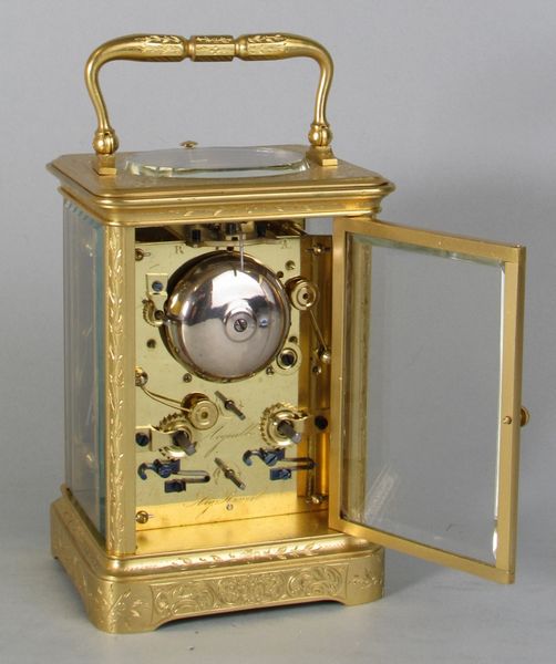 Early Corniche Carriage Clock, Demeur. 