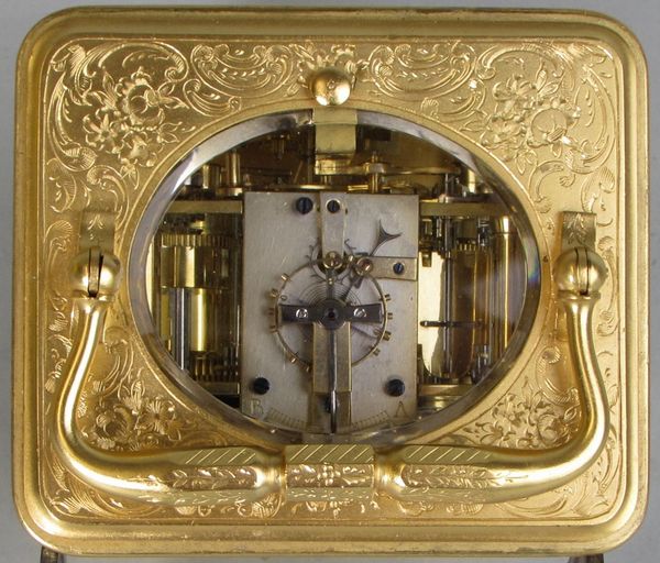 Early Corniche Carriage Clock, Demeur. 