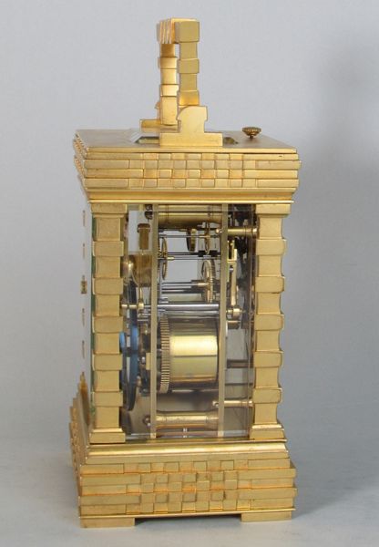 Large and highly unusual Carriage Clock 