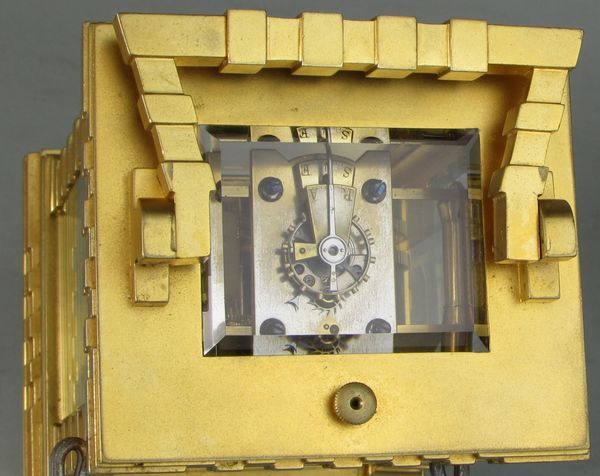 Large and highly unusual Carriage Clock 