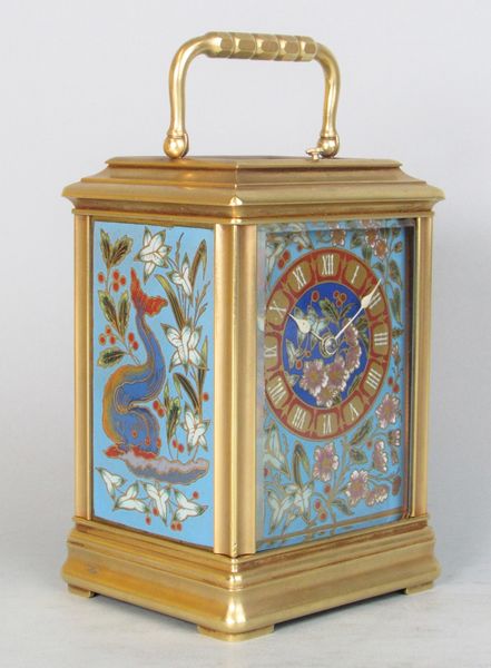 Cannelee Cased Carriage Clock