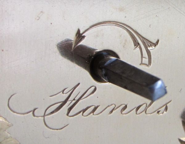 Gilded Carriage Clock on Ebony Base