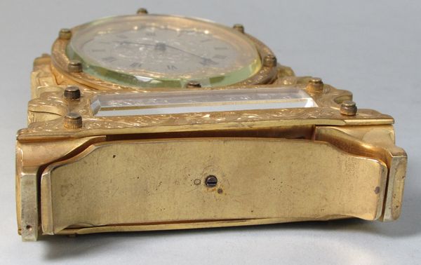 19th Century 8 Day Travelling Clock