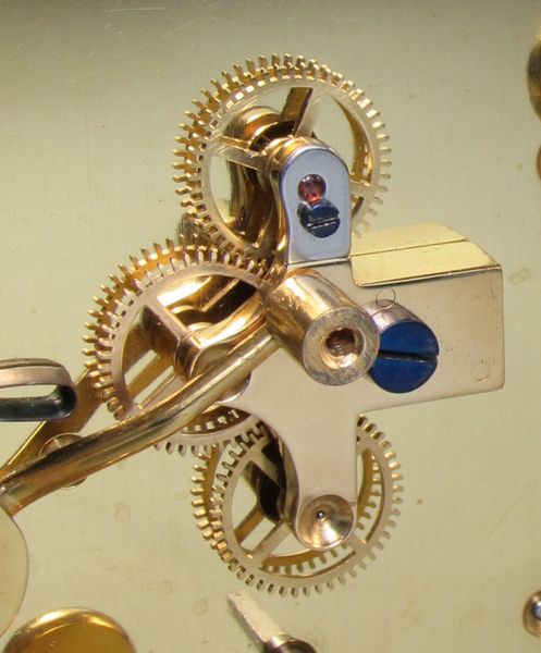 Early carriage clock with unusual escapement.