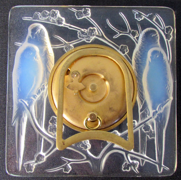 Quatre Perruches Clock with 8 Day Movement