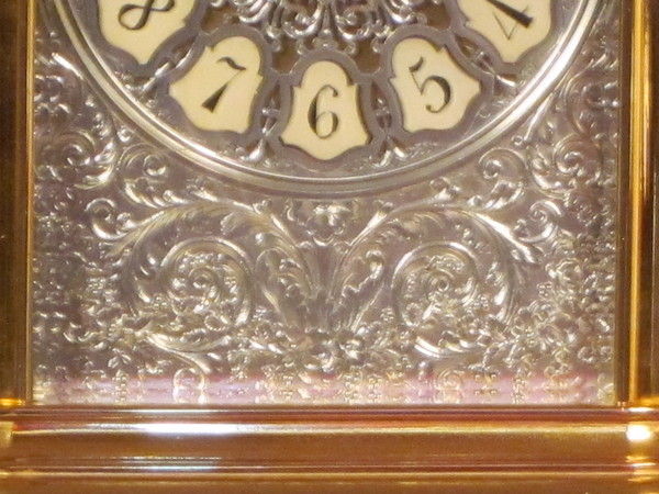 A super giant grande carriage clock with an exceptional dial