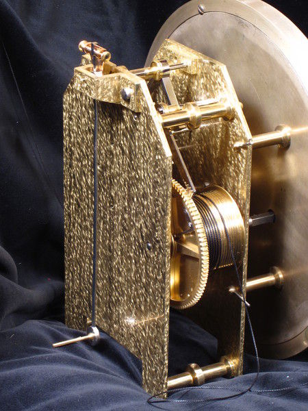 Wall regulator by Dent with gridiron pendulum, circa 1850