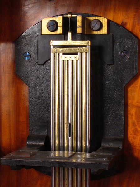 Wall regulator by Dent with gridiron pendulum, circa 1850