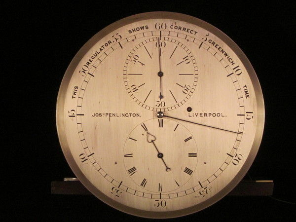 6ft dome top mercurial regulator. Glazed sides, mirrored back 