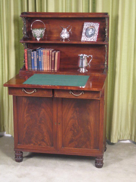 Regency Mahogany Chiffonier / Writing Desk