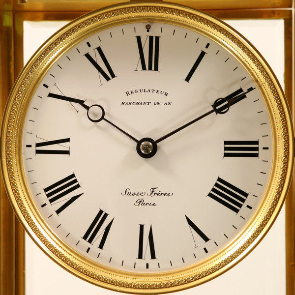 French mantel clock by Susse Freres 