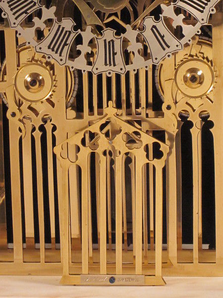 striking and repeating skeleton clock based on York Minster