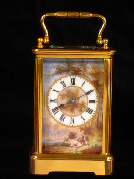 Richard (CA et Cie) signed to bottom L of backplate. 3 porcelain panels.