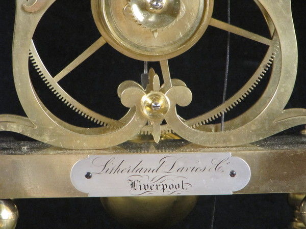 A fine example of one of Condliffs third series skeleton clocks