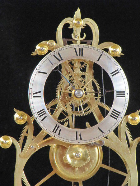 A fine example of one of Condliffs third series skeleton clocks