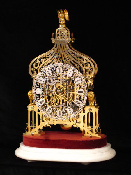 Brighton Pavilion Skeleton Clock