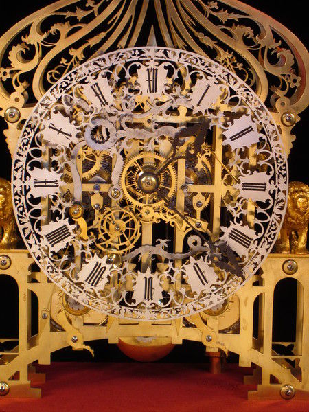 Brighton Pavilion Skeleton Clock