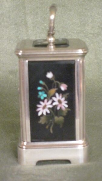 Rare miniature silver plated corniche cased 