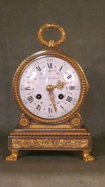 A rare late 18th century Pendule D'Officier (the forerunner of the carriage clock) by Ferdinand Berthoud, Paris