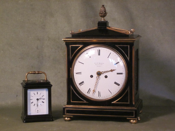 D431 A rare bell striking and repeating carriage clock