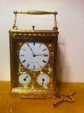 D445. A particularly fine carriage clock, circa 1845-50, LEPINE a PARIS.