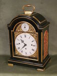 Three train quarter chiming table clock  (England)