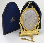 A particularly fine and rare travelling clock  (England)
