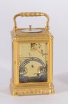 Engraved and Gilded Gorge Cased Carriage Clock  (Paris)