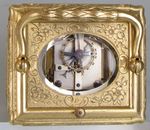 Engraved and Gilded Gorge Cased Carriage Clock  (Paris)