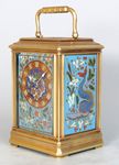 Cannelee Cased Carriage Clock (France)