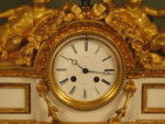 A mid 19th century French mantel clock by Monteil of Toulouse (France)