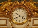 A mid 19th century French mantel clock by Monteil of Toulouse (France)