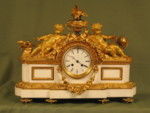 A mid 19th century French mantel clock by Monteil of Toulouse (France)