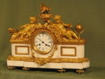 A mid 19th century French mantel clock by Monteil of Toulouse (France)