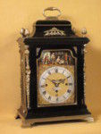 English Musical clock with automata.  (England)