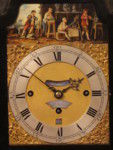 English Musical clock with automata.  (England)