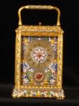 Gorge cc with exceptionally fine champleve enamel sold by Hunt & Roskell (France)