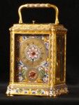 Gorge cc with exceptionally fine champleve enamel sold by Hunt & Roskell (France)