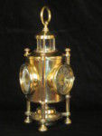 Guilmet novelty clock based on a Davy Lamp (France)