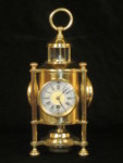 Guilmet novelty clock based on a Davy Lamp (France)