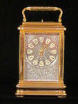 A super giant grande carriage clock with an exceptional dial (France)