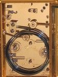 fully engraved Grande sonnerie gorge carriage clock with calendar work (France)