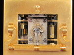 Petite sonnerie carriage clock with fretted out, engraved and gilded panels (France)