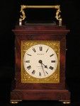 8' rosewood veneered bell striking carriage clock by Dent, circa 1847 (England)